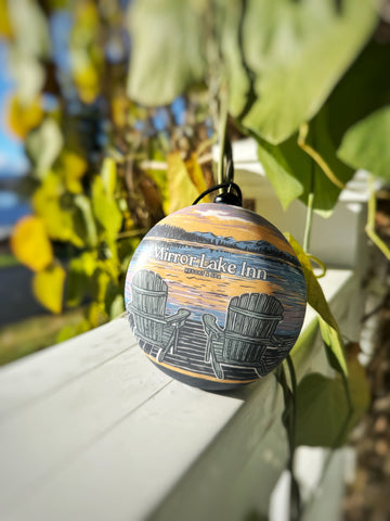 Flat Globe Ornament